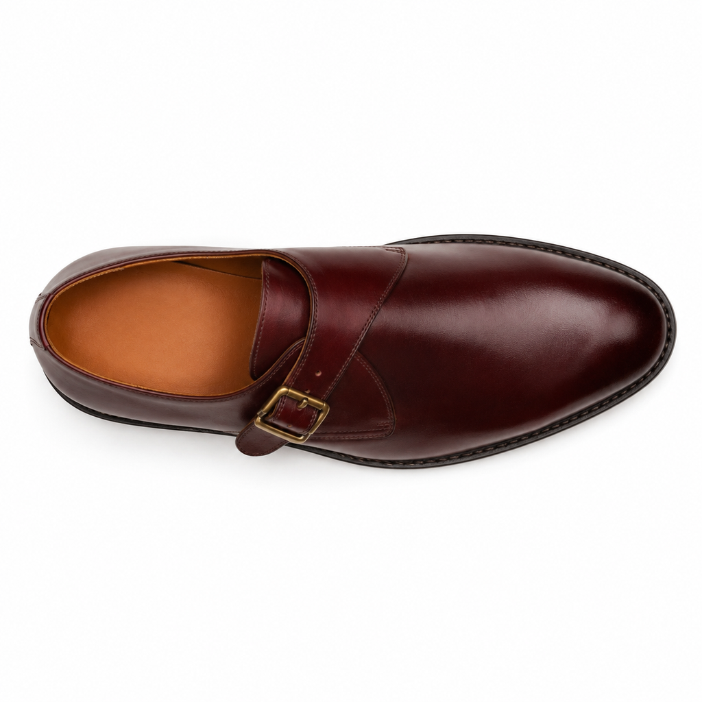Semelle en cuir de la chaussure Monk