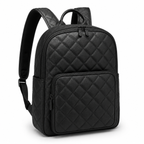 Détail du design matelassé du sac à dos