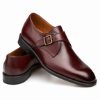 Détail de la boucle de la chaussure Monk