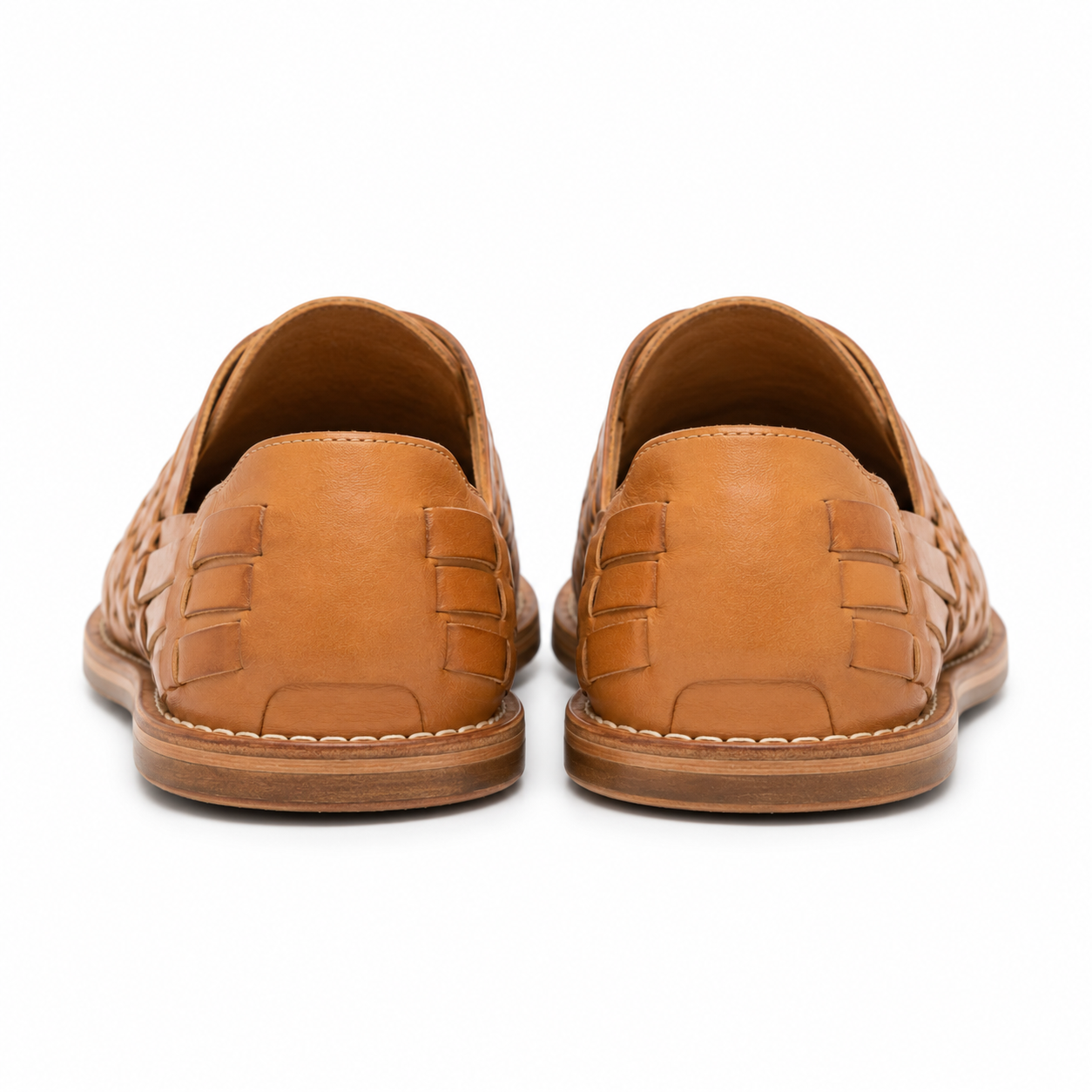 Sandales en cuir tressé pour homme