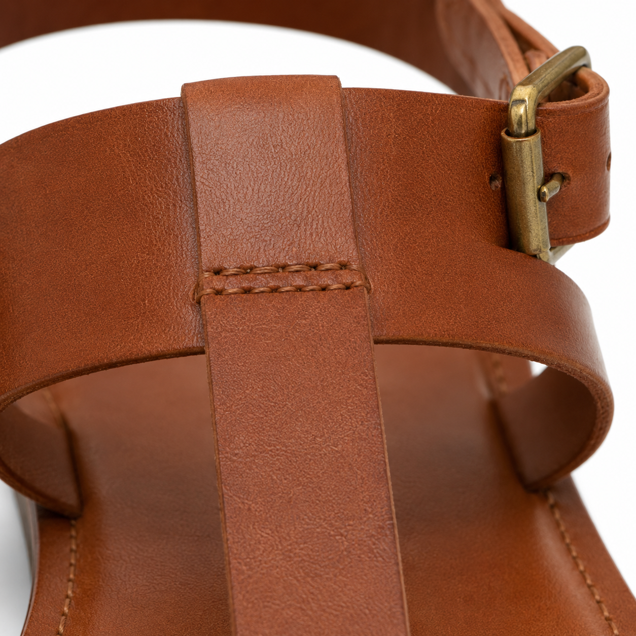 Design élégant des sandales marron