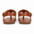 Sandales unisexe en cuir véritable