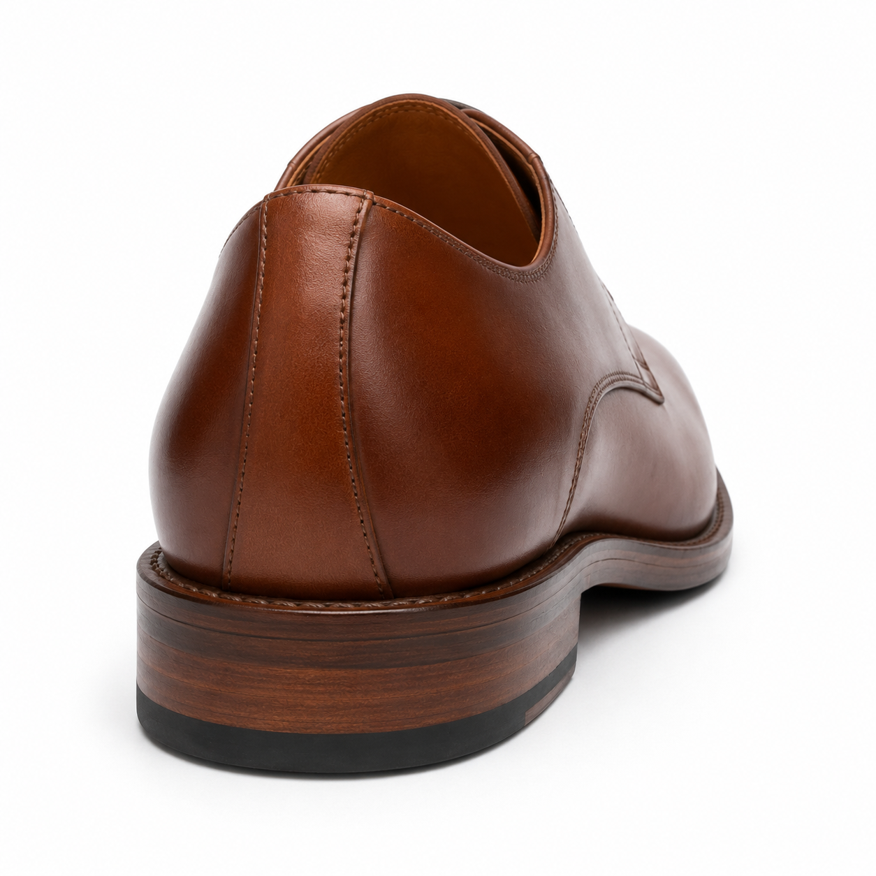 Semelle en cuir de la chaussure Derby marron