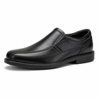 Mocassins homme noirs en cuir légers et confortables à enfiler