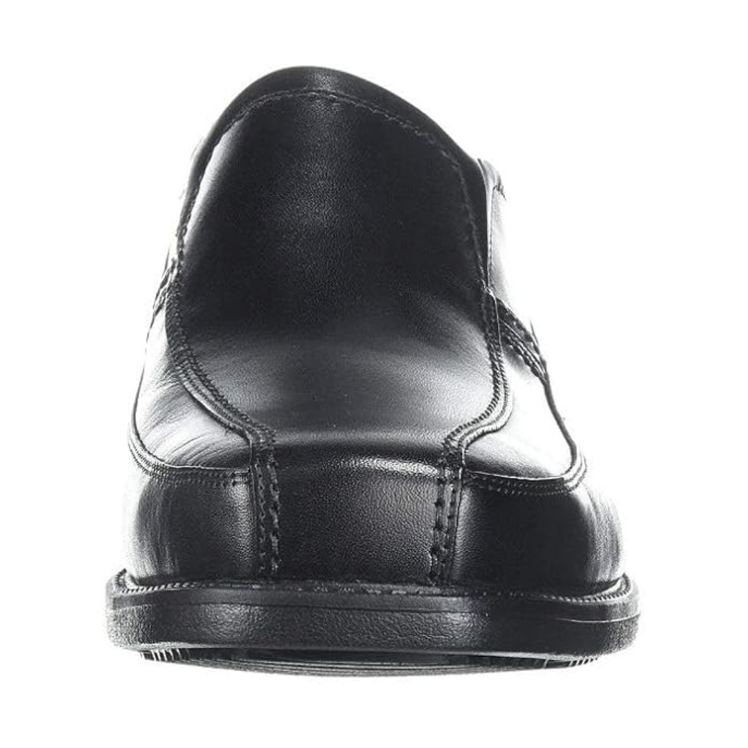 Mocassins homme noirs en cuir légers et confortables à enfiler