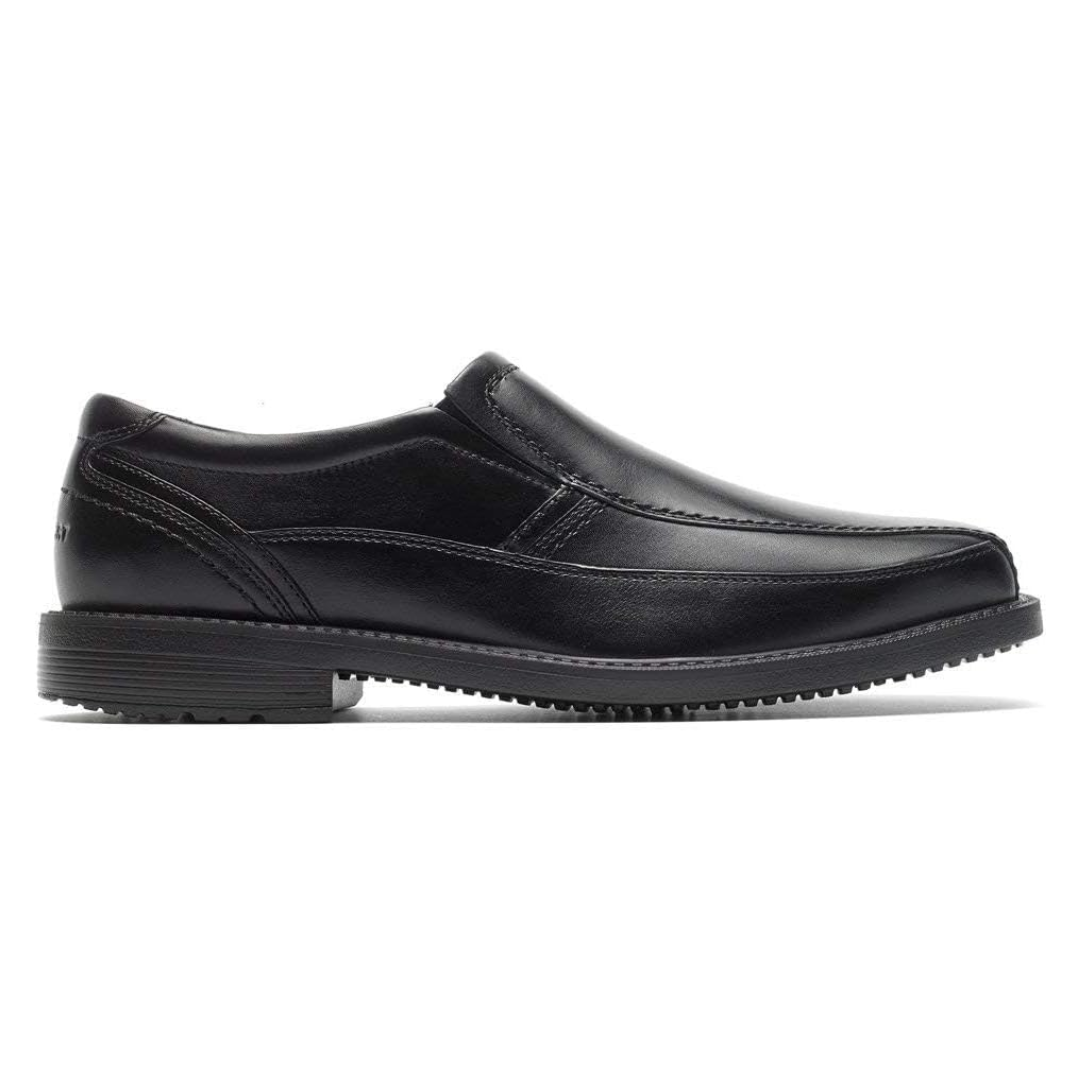 Mocassins homme noirs en cuir légers et confortables à enfiler