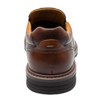 Mocassins homme cognac en cuir souple confort à enfiler élégant