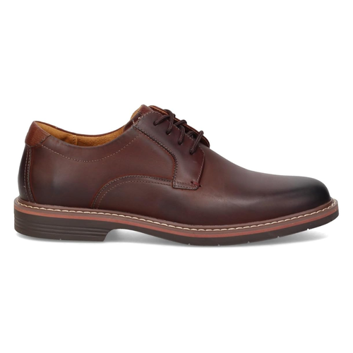 Chaussures Oxford homme marron en cuir confort à lacets élégants