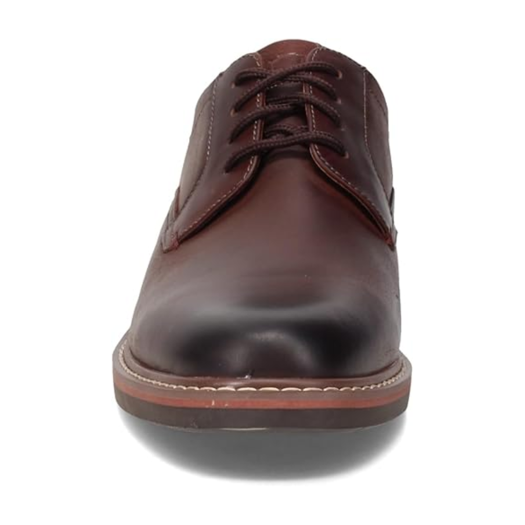 Chaussures Oxford homme marron en cuir confort à lacets élégants