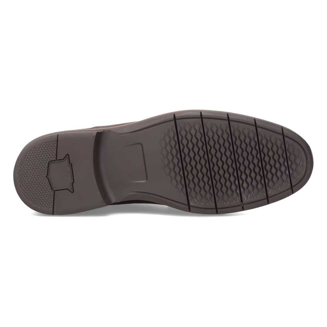 Chaussures Oxford homme marron en cuir confort à lacets élégants