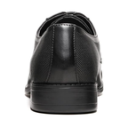 Chaussures Oxford homme noires élégantes à lacets en PU souple