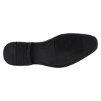 Chaussures Oxford homme noires élégantes à lacets en PU souple
