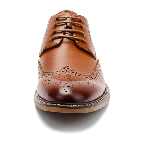 Chaussures Oxford homme marron légères et élégantes à lacets