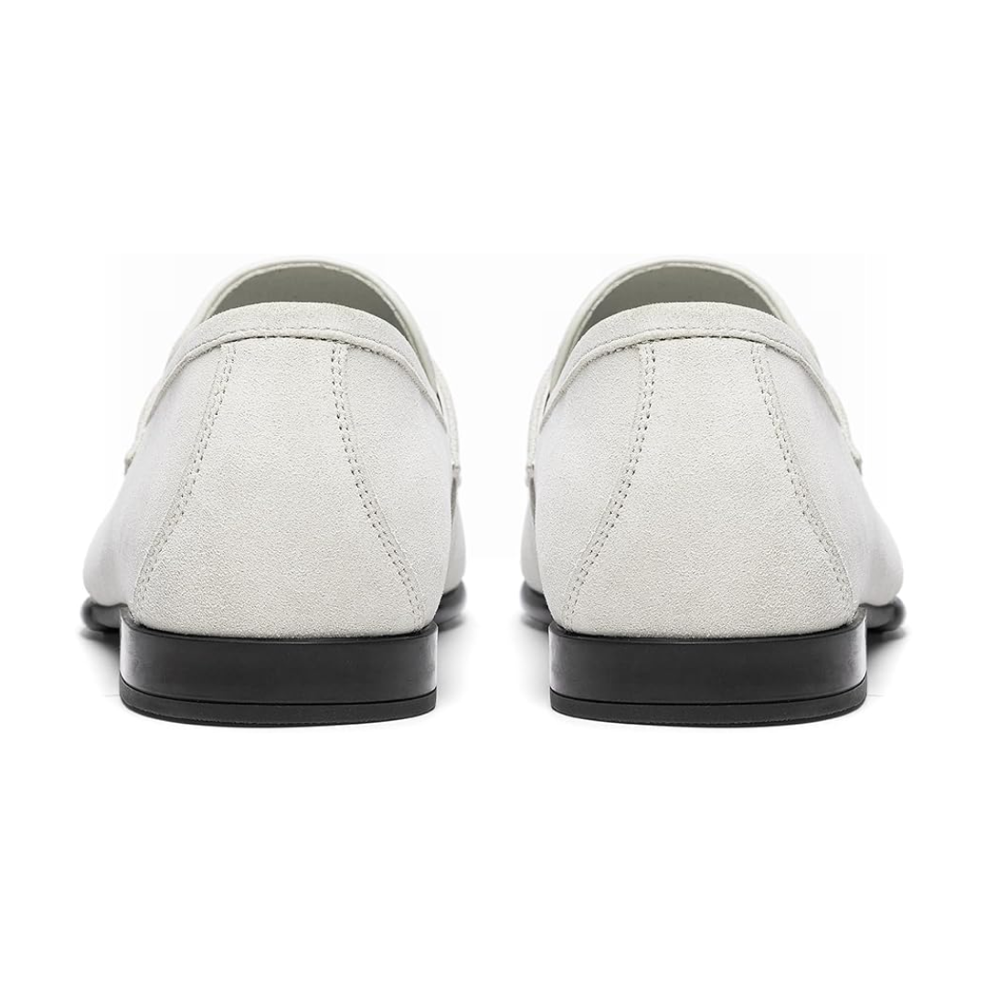 Mocassins homme en daim sable légers et confortables à enfiler