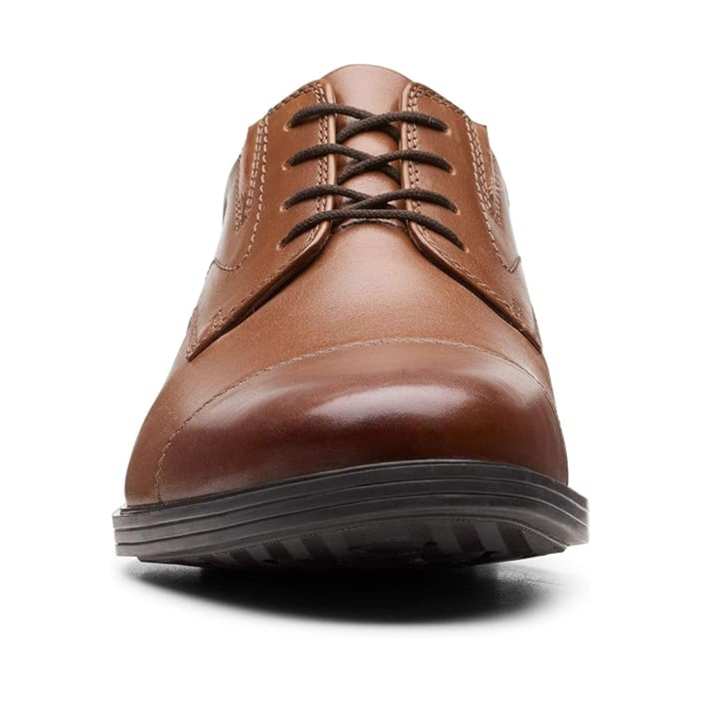 Chaussures Oxford homme en cuir brun foncé à lacets élégants