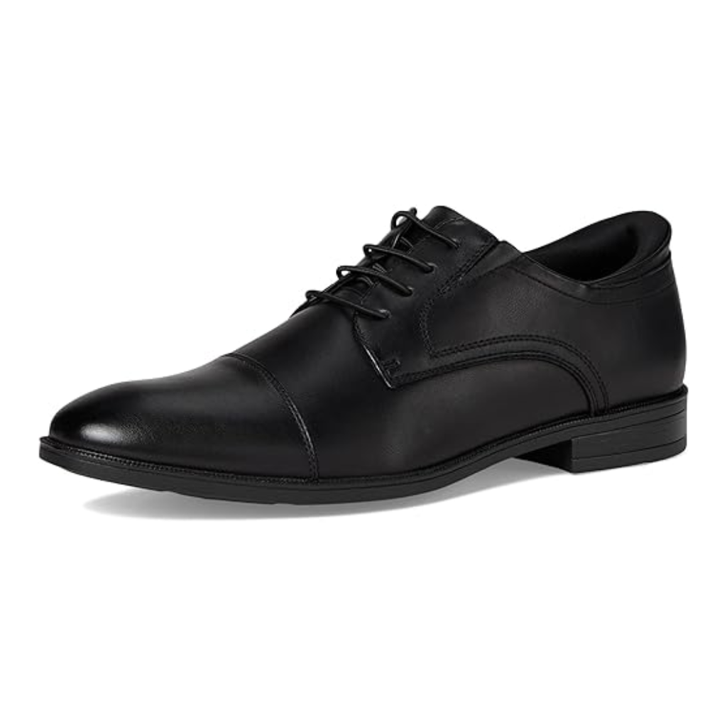 Chaussures Oxford homme noires confortables à enfiler élégantes