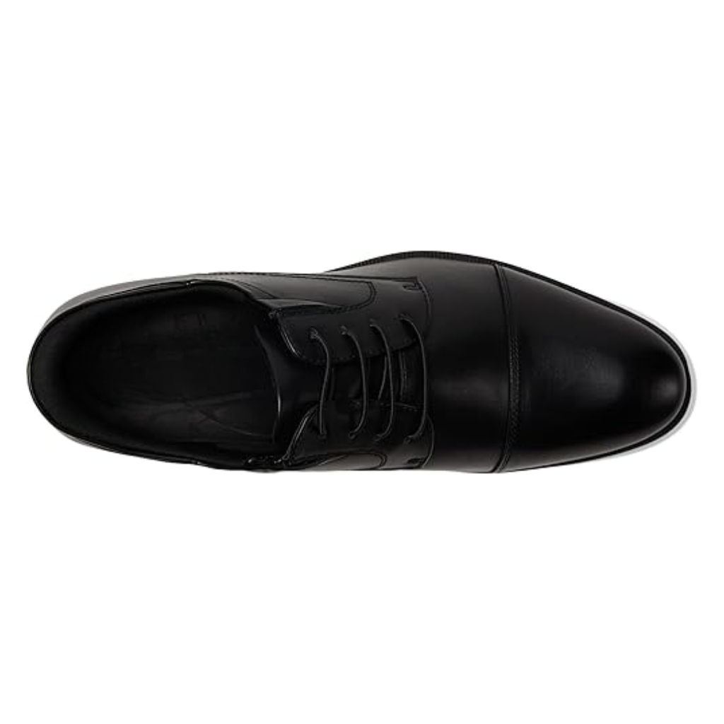 Chaussures Oxford homme noires confortables à enfiler élégantes