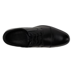 Chaussures Oxford homme noires confortables à enfiler élégantes